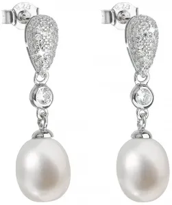 Evolution Group Silber Ohrringe mit echten Perlen 21040.1