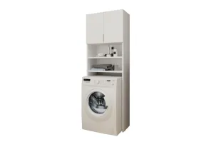 Badezimmerschrank für Waschmaschine VEXI, 64x183, weiß