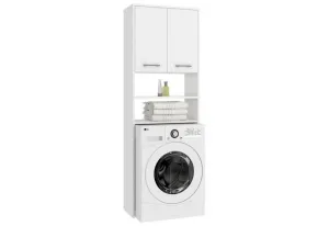Waschmaschine-Überbauschrank IFA, 64x180x30, weiß