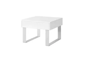 Kleiner Konferenztisch BRINICA, 63,5x45x63,5, weiß/weißes Glanz