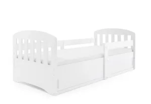 Kinderbett CLASA + Matratze, 80x160, Weiß