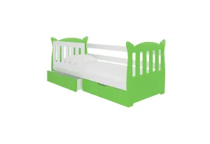 Kinderbett PENA, 160x75, grün