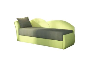Ausziehbares Sofa RICCARDO, 200x80x75, dunkelgrün + hellgrün, link #1405286