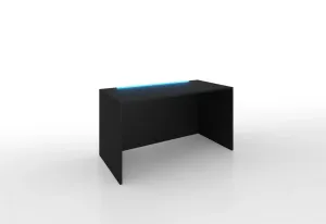 Gaming Tisch ONE A2 mit LED-Beleuchtung, 120x72x60, schwarz