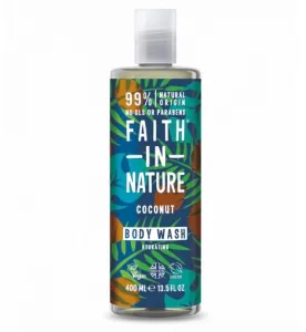 Faith in Nature feuchtigkeitsspendendes natürliches Duschgel Kokosnuss Body Wash 100 ml