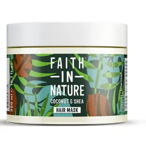 Faith In Nature Coconut & Shea Hydratisierende Maske für trockenes und beschädigtes Haar 300 ml