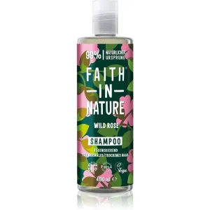 Faith In Nature Wild Rose Regenierendes Shampoo Für normales bis trockenes Haar 400 ml