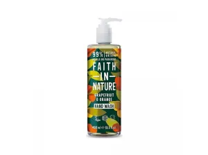 Faith In Nature Grapefruit & Orange natürliche Flüssigseife für die Hände 400 ml