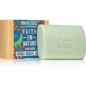 Faith In Nature Hand Made Soap Aloe Vera natürliche feste Seife mit Aloe Vera 100 g