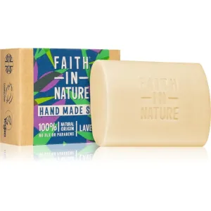 Faith In Nature Hand Made Soap Lavender natürliche feste Seife mit Lavendelduft 100 g