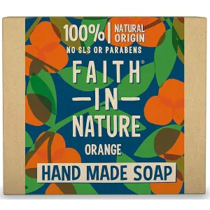 Faith in Nature Pflanzliche feste Seife Pomeranč (Hand Made Soap) 100 g