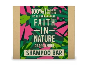 Faith In Nature Dragon Fruit Organisches Shampoo als Waschstück für beschädigtes und coloriertes Haar 85 g