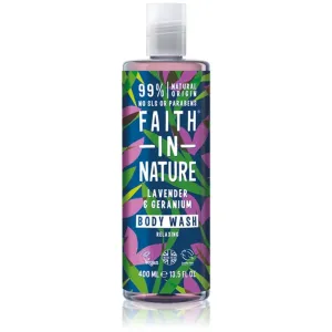Faith in Nature entspannendes natürliches Duschgel Lavendel Body Wash 400 ml