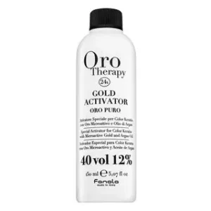 Fanola Oro Therapy 24k Gold Activator Oro Puro Entwickler-Emulsion für alle Haartypen 12% 40 Vol. 150 ml