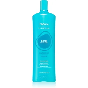 Fanola Vitamins Sensi Delicate Shampoo sanftes Reinigungsshampoo mit beruhigender Wirkung 1000 ml