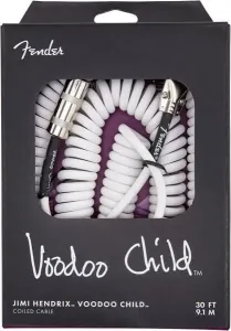 Fender Hendrix Voodoo Child Weiß 9 m Gerade Klinke - Winkelklinke