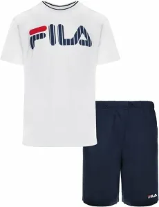 Fila FPS1131 Man Jersey Pyjamas White/Blue L Fitness Unterwäsche