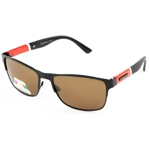 Finmark F2306 Sonnenbrille mit polarisierenden Gläsern, schwarz, größe os