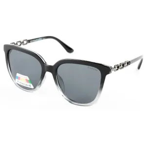 Finmark F2311 Sonnenbrille mit polarisierenden Gläsern, schwarz, größe os