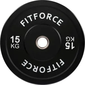 Fitforce PLRO 15 KG x 50 MM Gewichtsscheibe, schwarz, größe 15 KG