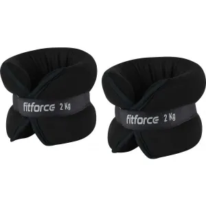 Fitforce ANKLE 2,0 KG Gewicht für die Fußgelenke, schwarz, größe 2 KG