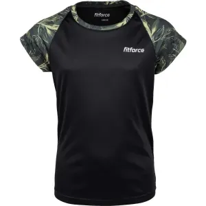 Fitforce MOOGLY Mädchen Fitness Shirt, schwarz, größe 152-158