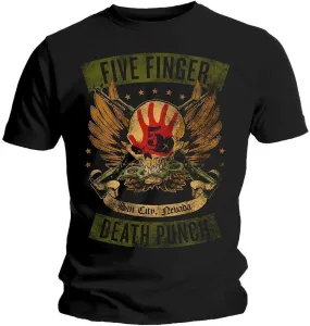 Five Finger Death Punch T-Shirt Unisex Locked & Loaded Unisex Black L