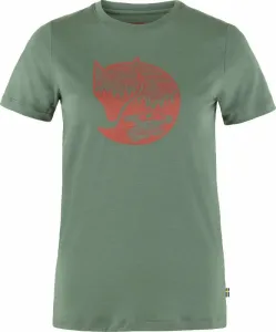 Fjällräven Abisko Wool Fox SS W Patina Green/Terracotta Brown S Outdoor T-Shirt