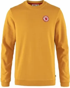 Fjällräven 1960 Logo Badge Sweater M Mustard Yellow S Outdoor Hoodie