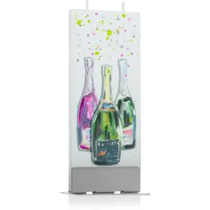 Flatyz Greetings Three Bottles Of Sparkling Wine kerze 6x15 cm