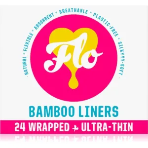 FLO Ultra Thin Bamboo Slipeinlagen 24 St