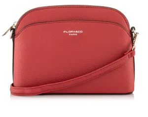 FLORA & CO Damen Crossbody Handtasche 2543 rouge