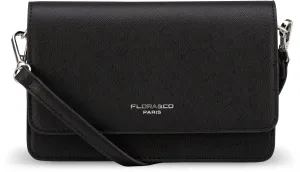 FLORA & CO Damen Crossbody Handtasche 8053 Schwarz