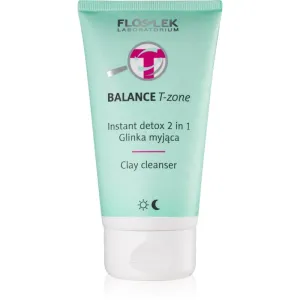 FlosLek Laboratorium Balance T-Zone Reinigungsemulsion und Maske für Mischhaut 125 ml