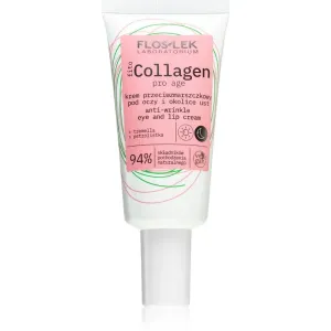 FlosLek Laboratorium Fito Collagen Anti-Falten-Cremes für den Tag und für die Nacht für Augen - und Lippenkonturen 30 ml