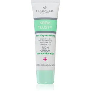 FlosLek Pharma Hypoallergic Line intensiv nährende Nachtcreme für empfindliche und irritierte Haut 50 ml