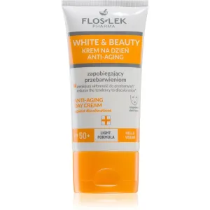 FlosLek Pharma White & Beauty Tagescreme gegen Pigmentflecken SPF 50+ 30 ml