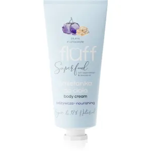 Fluff Superfood Plums in Chocolate nährende Body lotion Apple Extract & Avocado Oil 150 ml