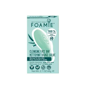 Foamie Aloe You Vera Much Reinigungs-Syndet für das Gesicht für normale und trockene Haut 60 g