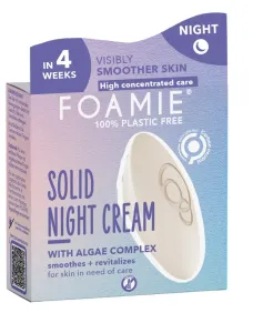 Foamie Solid Night Cream regenerierende Nachtcreme mit Auszügen aus Meeresalgen 35 g