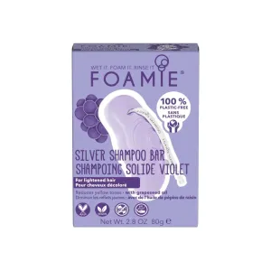 Foamie Festes Shampoo für blondes und gebleichtes Haar Silver Linings (Shampoo Bar) 80 g
