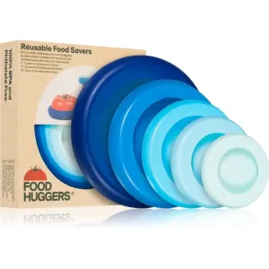 Food Huggers Food Huggers Set Silikondeckelset für Obst und Gemüse Farbe Blue 5 St