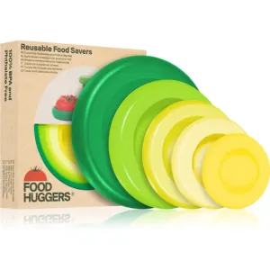Food Huggers Food Huggers Set Silikondeckelset für Obst und Gemüse Farbe Green 5 St