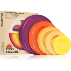 Food Huggers Food Huggers Set Silikondeckelset für Obst und Gemüse Farbe Orange 5 St