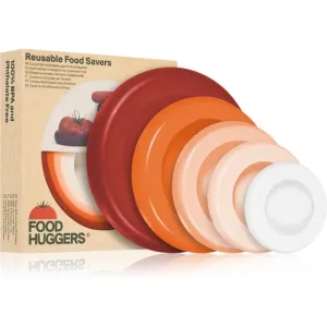Food Huggers Food Huggers Set Silikondeckelset für Obst und Gemüse Farbe Terracotta 5 St