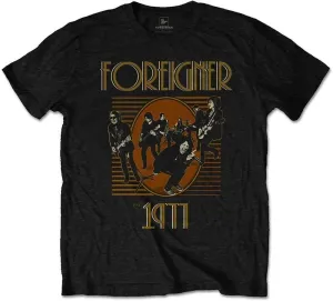 Foreigner T-Shirt Est' 1977 Unisex Black XL