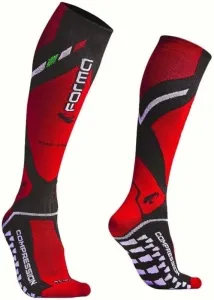 Forma Boots Socken Off-Road Compression Socks Black/Red 32/34