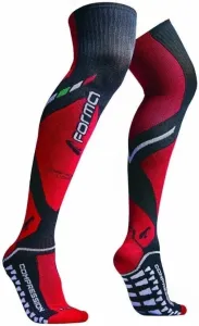 Forma Boots Socken Off-Road Compression Socks Black/Red 32/34