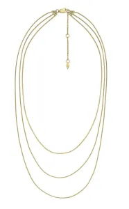 Fossil Schicke vergoldete Dreifach-Halskette JF04543710