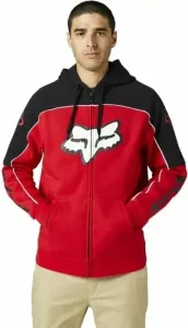 FOX Divide Zip Fleece Flame Red 2XL Sweatshirt